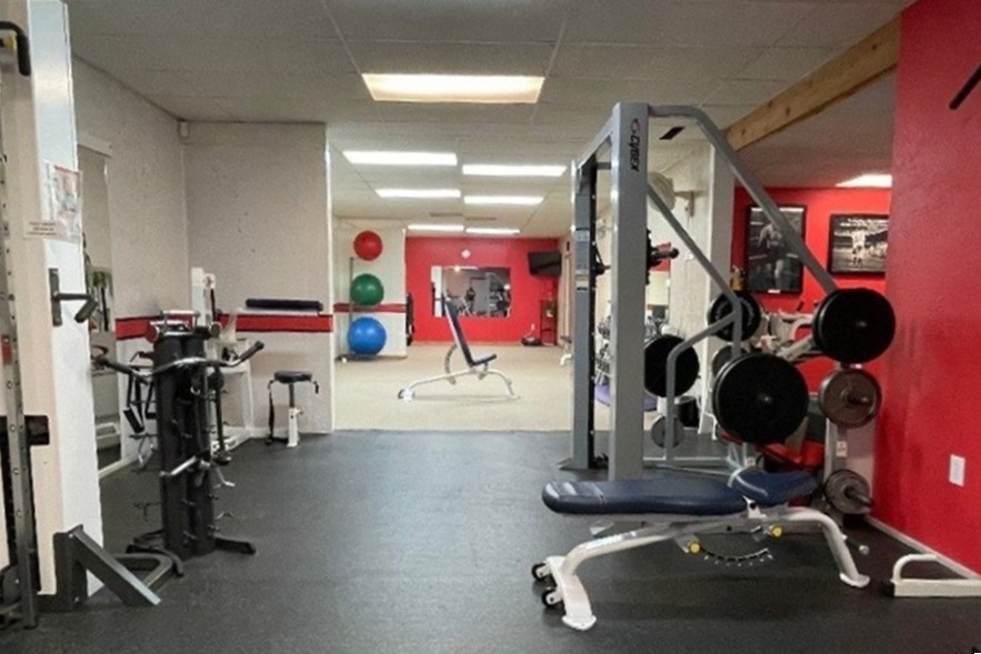 Strength and cable machine area